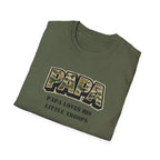 Papa Camo T-Shirt — "Papa Loves His Little Troops" Fathers Day Dad Tee