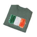 Made in Ireland T-Shirt — Watercolor Irish Flag Tee