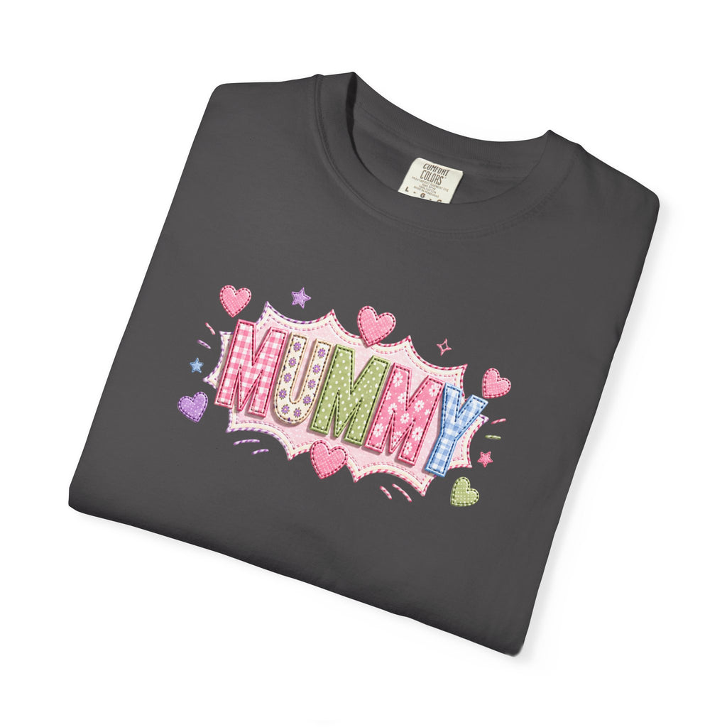 Mummy Heart Graphic T-Shirt — Cute Pastel ‘MUMMY’ Design, Mother’s Day Gift
