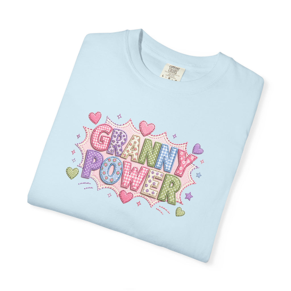 Granny Power T-Shirt — Retro Heart Graphic Tee for Grandmas