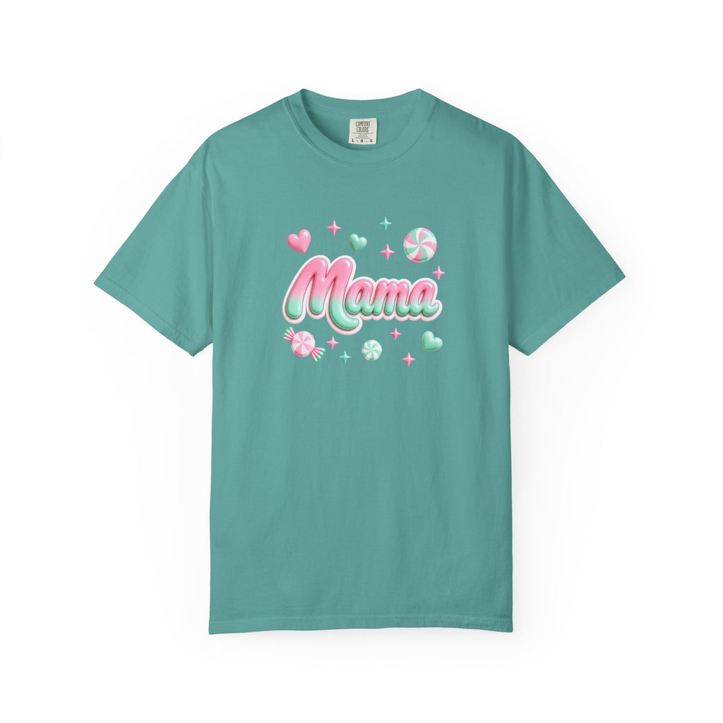 Mama Pastel Candy Script T-Shirt