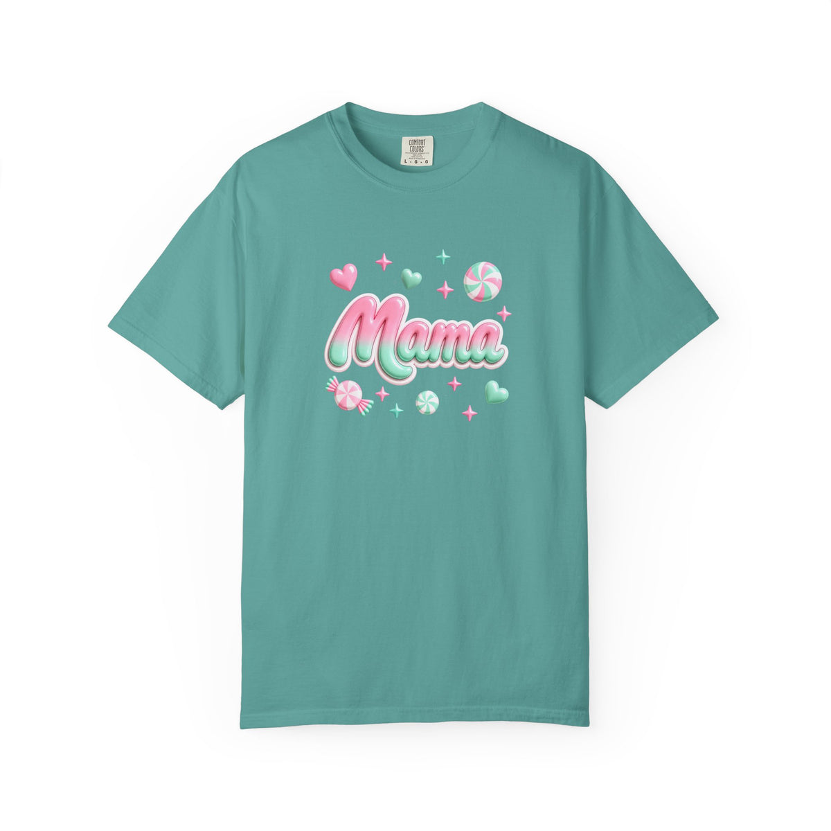 Mama Pastel Candy Script T-Shirt