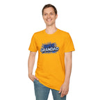 Super Grandad Scotland Flag/Scottish themed T-Shirt — Retro Comic Gift for Grandpa, Father’s Day & Birthday
