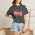 MOMMY Pink Balloon Eyelashes T-Shirt