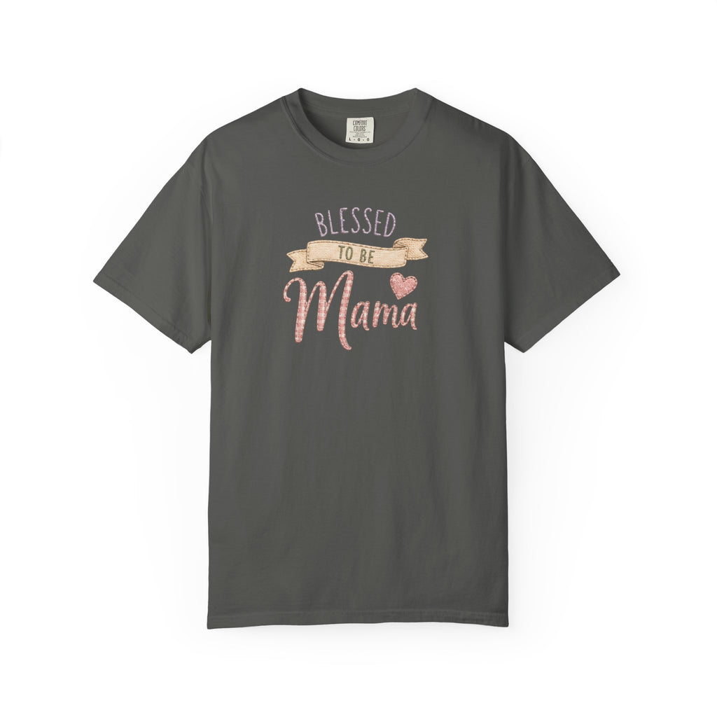 Blessed to Be Mama T-Shirt — Cute Mom Pregnancy Announcement Tee