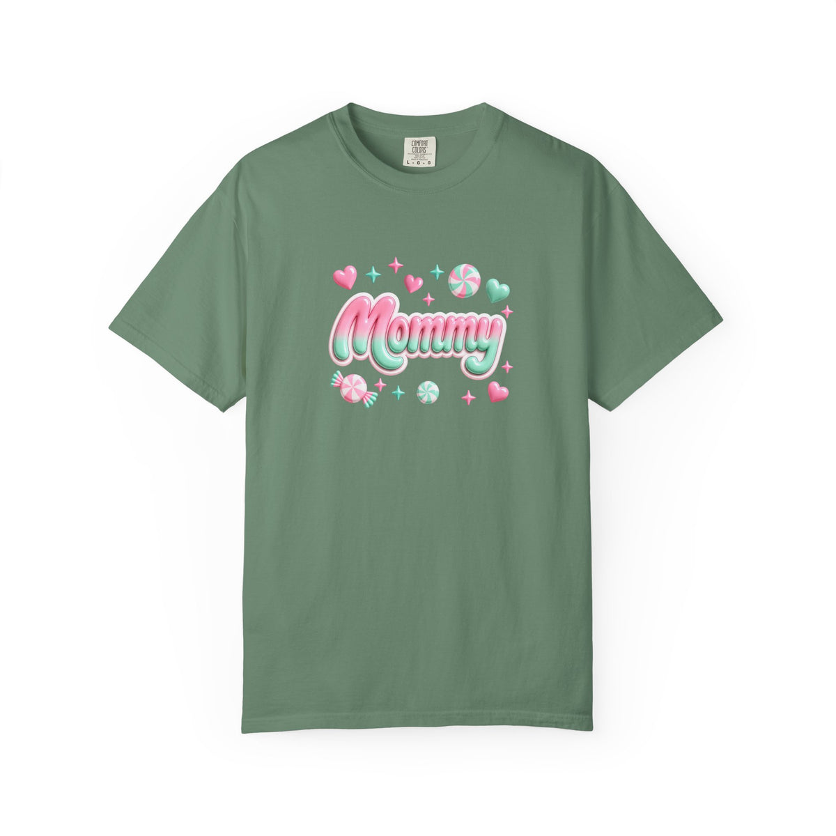 Mommy Pastel Candy Script T-Shirt