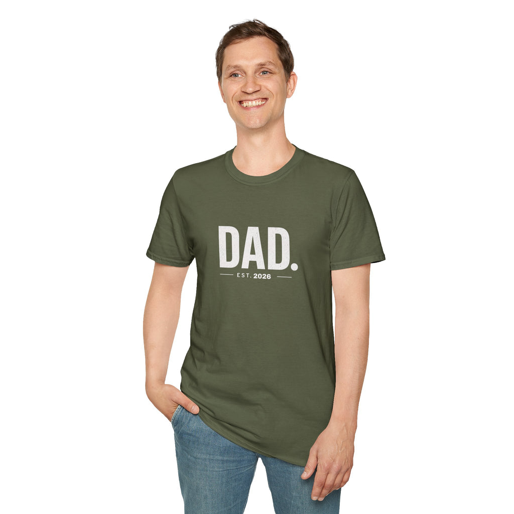 Dad Est. 2026 T-Shirt — New Father Gift, Father’s Day Tee