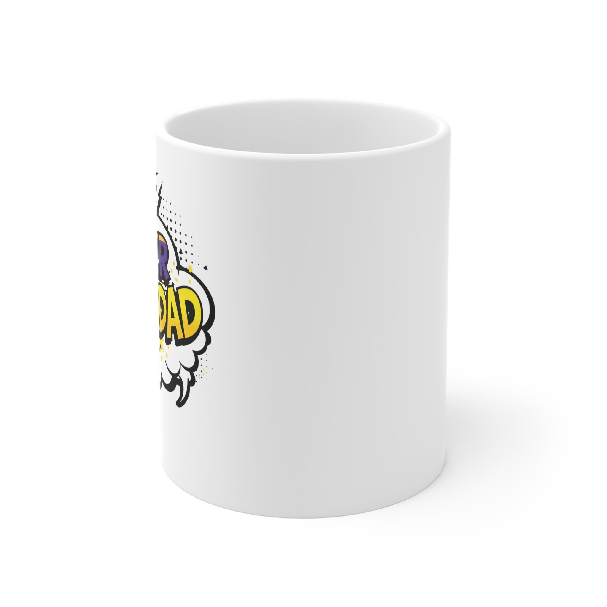 Super Grandad Comic Style Mug – 11oz Gift for Grandfather, Father’s Day & Birthday