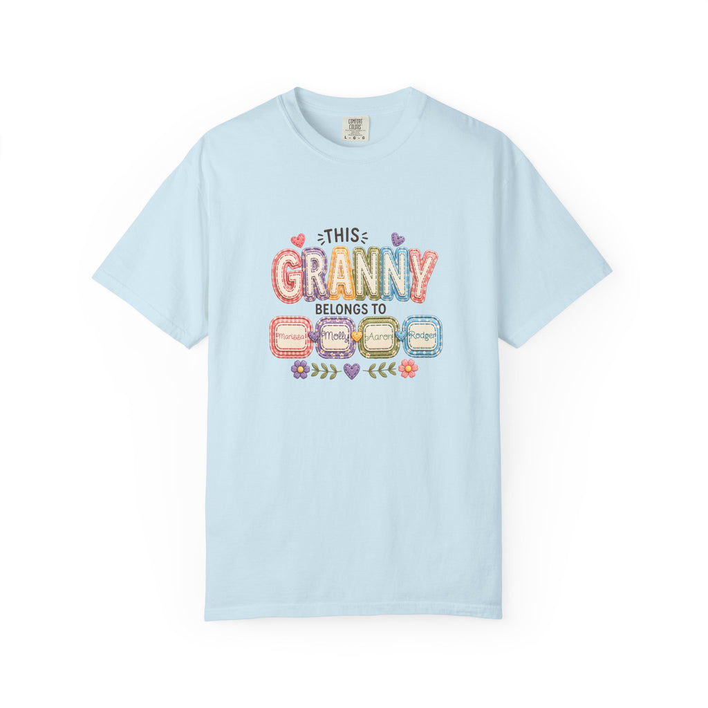 Granny Belongs To Grandkids T-Shirt — Cute Floral Grandma Gift