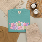 Grandma Power T-Shirt — Cute Heart Graphic Tee for Grandmothers