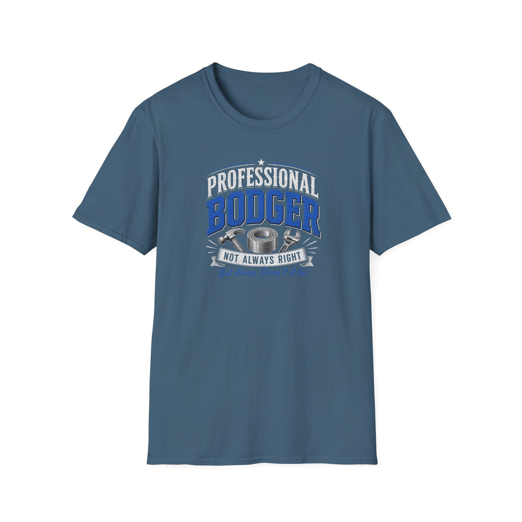 Professional Bodger T-Shirt — "Trying My Best!" Classic Crewneck