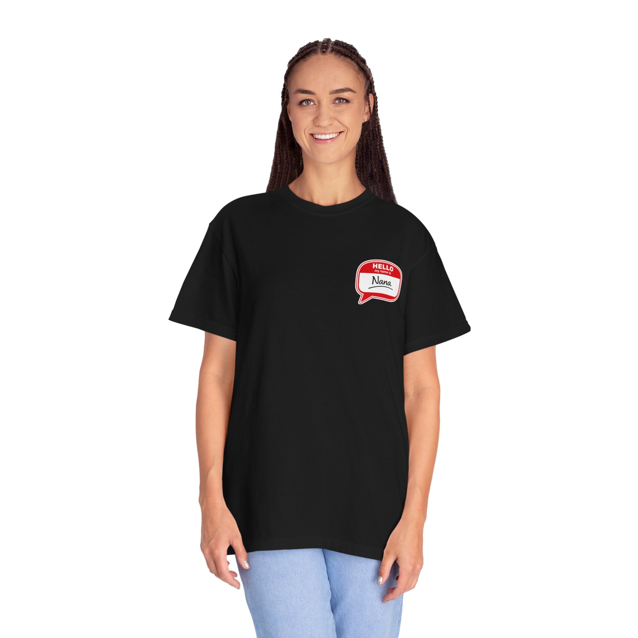 Nana Name Badge T-Shirt
