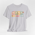 Nana Baby Blocks Tee — Personalized Grandmother Name Shirt