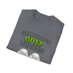 Grandad's Golf Buddies T-Shirt — Personalized Names Golf Tee