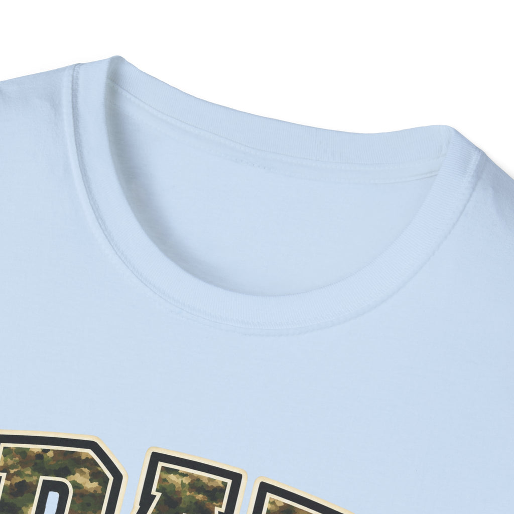 Dad Loves His Little Troops Camo T-Shirt — Personalized Kids' Names