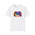 Gamer Dad Colourful Controller Design T-Shirt