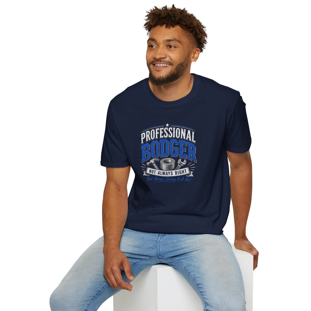 Professional Bodger T-Shirt — "Trying My Best!" Classic Crewneck