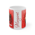 Personalized Pug Mug — "I Puggin' Love You" Ceramic Coffee Cup