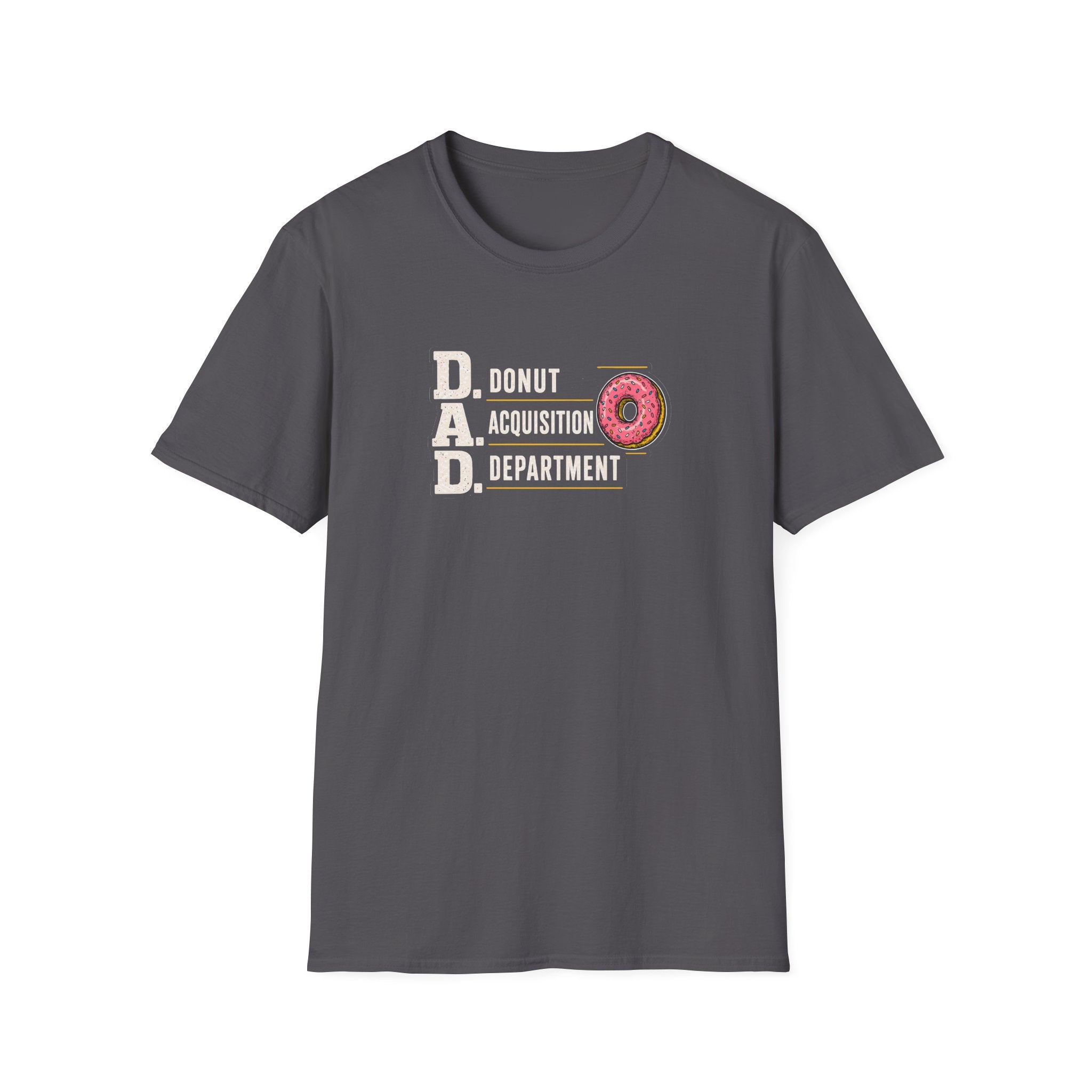 Donut Acquisition Department T-Shirt – D.A.D. Funny Dad Shirt for Donut Lovers