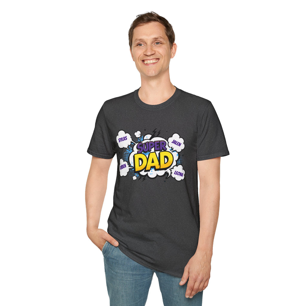 Super Dad Comic Graphic T-Shirt — Father’s Day Gift Tee