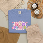 Mum Power T-Shirt — Cute Pink Heart Mothers Day Tee