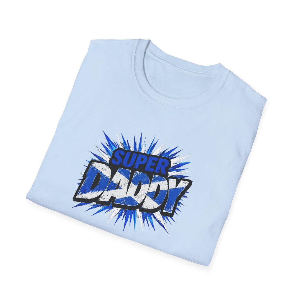 Super DADDY Scotland Flag themed T-Shirt