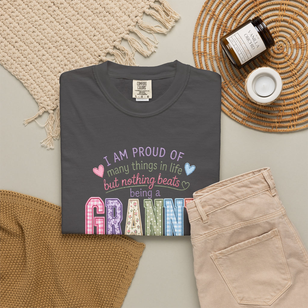 Granny Proud Tee — "I Am Proud of Many Things in Life But Nothing Beats Being a Granny"