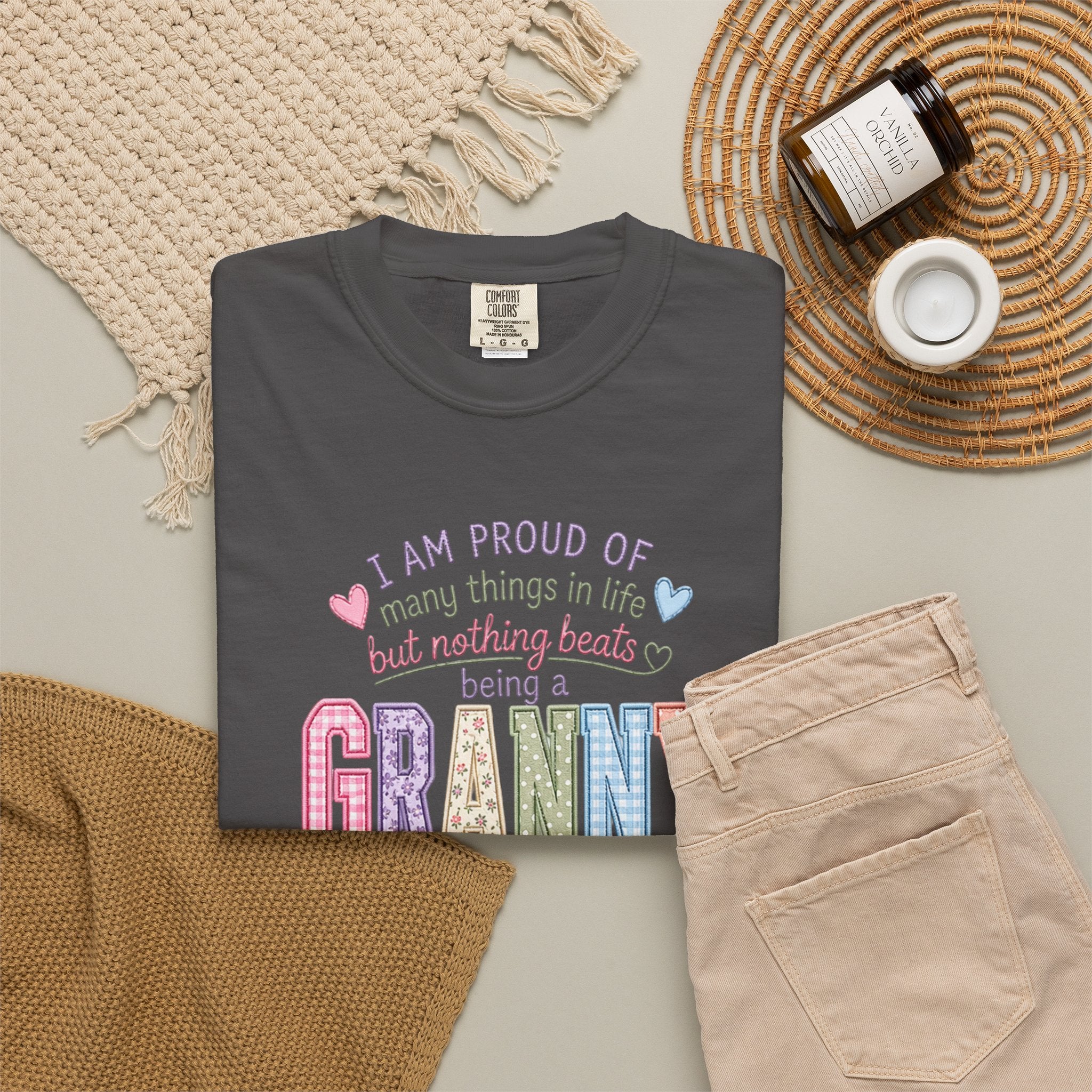 Granny Proud Tee — "I Am Proud of Many Things in Life But Nothing Beats Being a Granny"