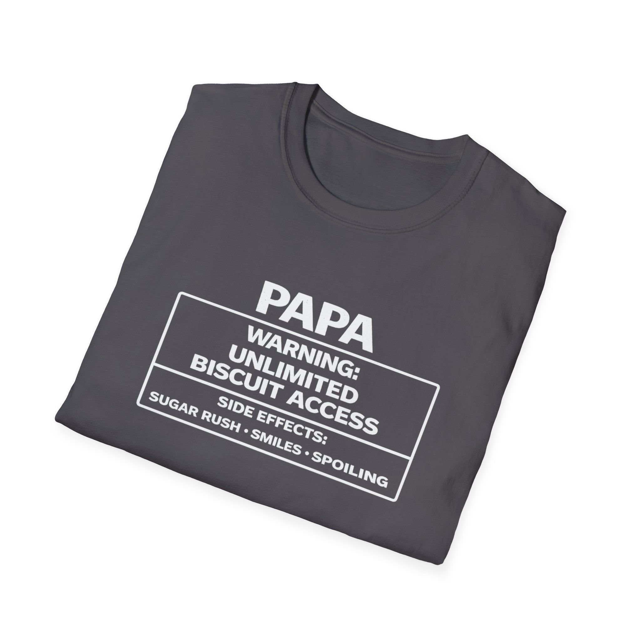 Papa Warning: Unlimited Biscuit Access T-Shirt
