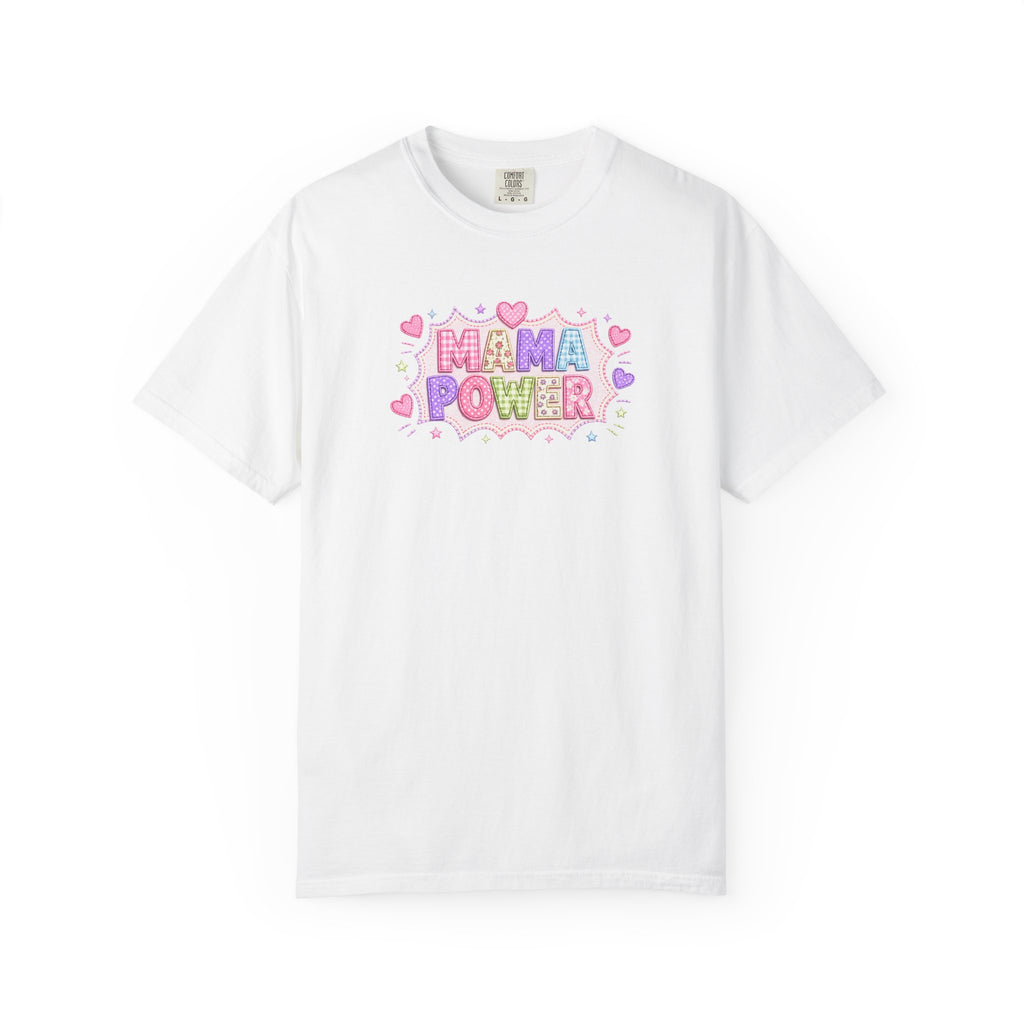 Mama Power T-Shirt — Cute Pastel Mom Pride Graphic Tee