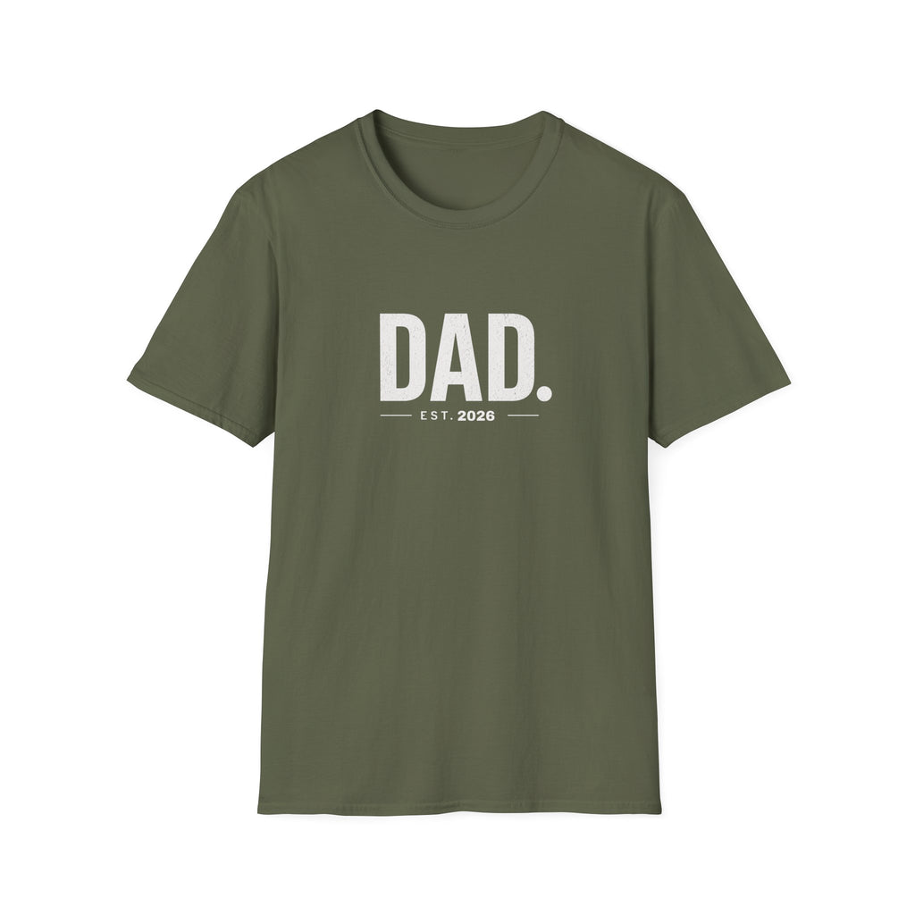 Dad Est. 2026 T-Shirt — New Father Gift, Father’s Day Tee