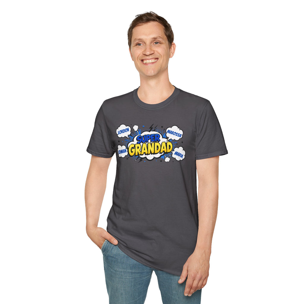 Super Grandad Comic-Style T-Shirt