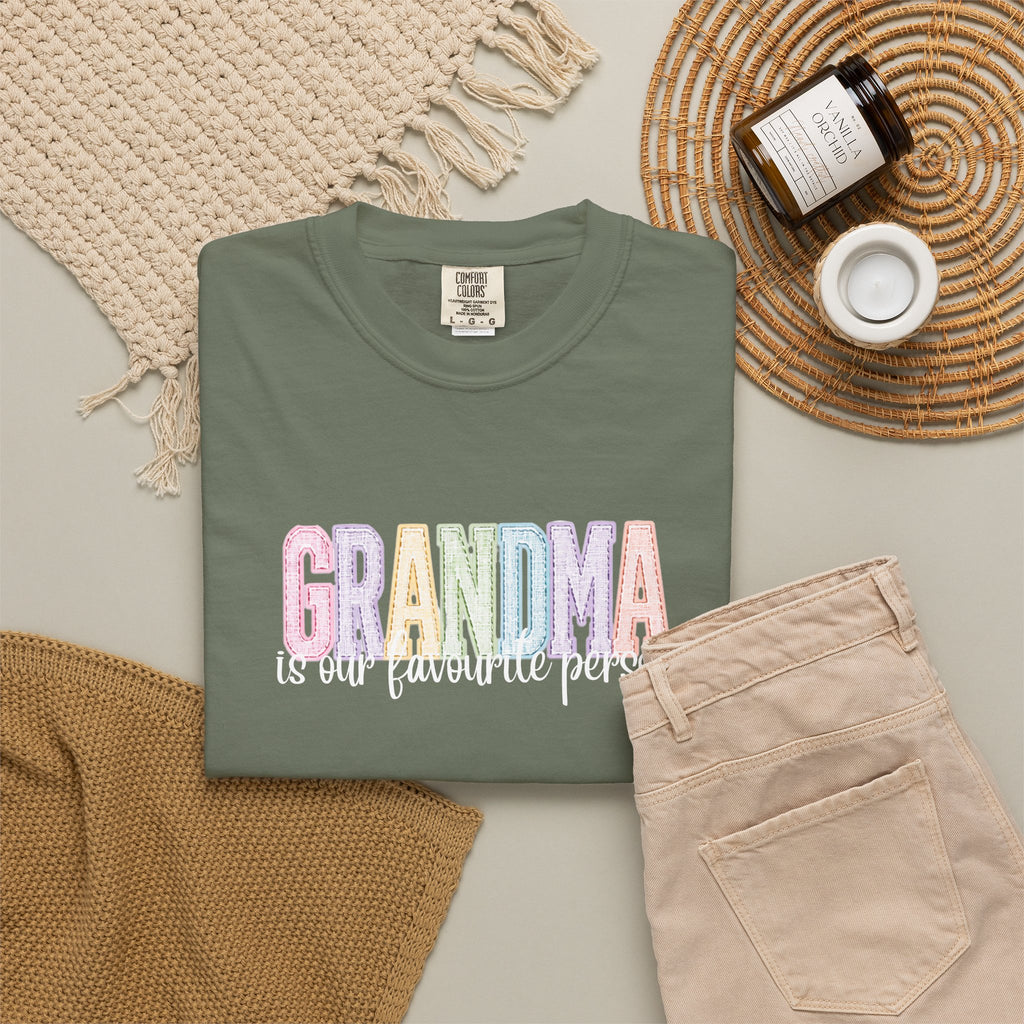 Grandma Pastel Rainbow T-Shirt — Cute Grandma Gift, Mother's Day Tee
