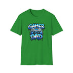 Gamer Dad T-Shirt — Blue Controller T-shirt