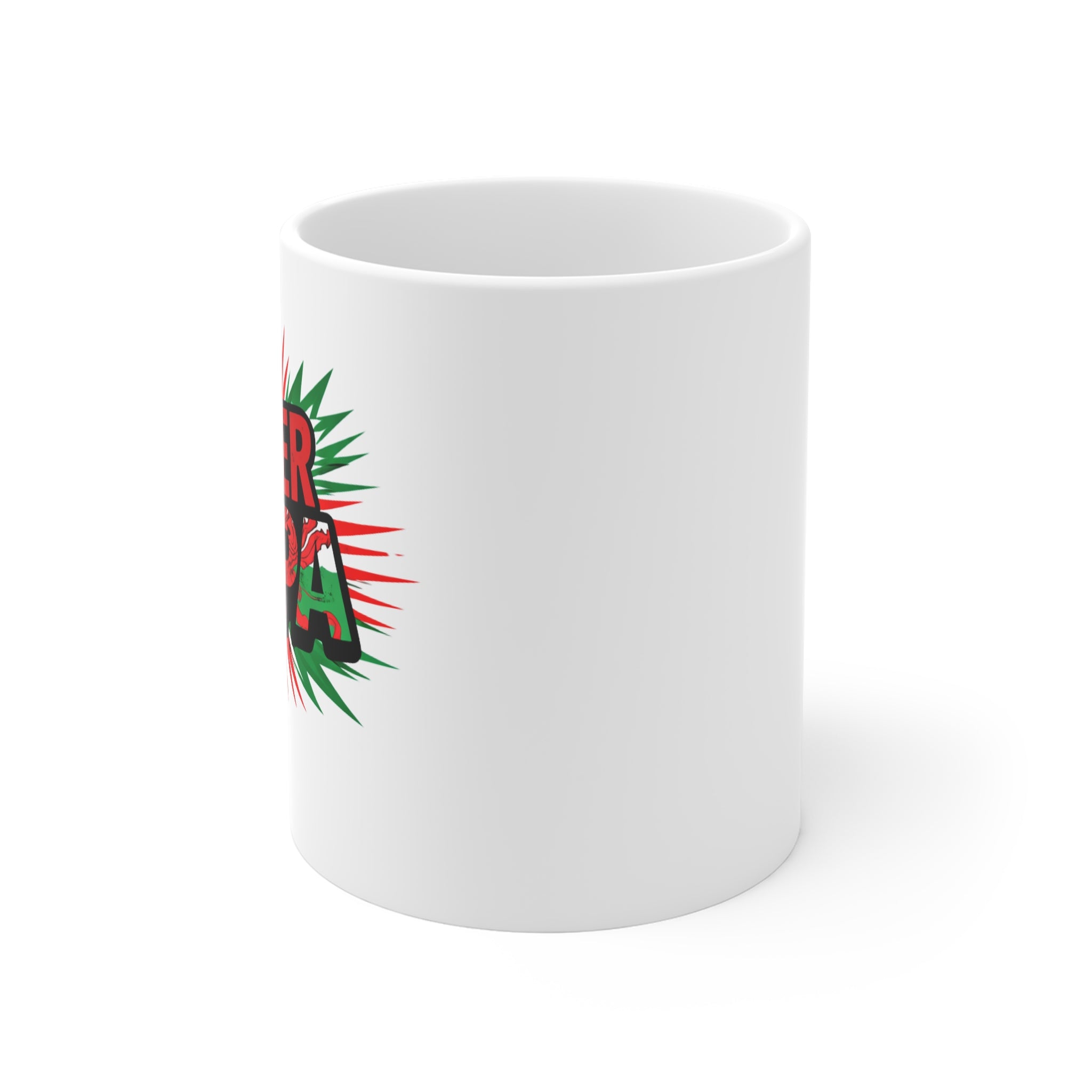 Super Papa Welsh Flag/Wales themed Mug — Funny Father’s Day Coffee Cup