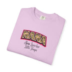 Nana Leopard Print T-Shirt — "Nana (who loves her little troops)" Grandma Gift