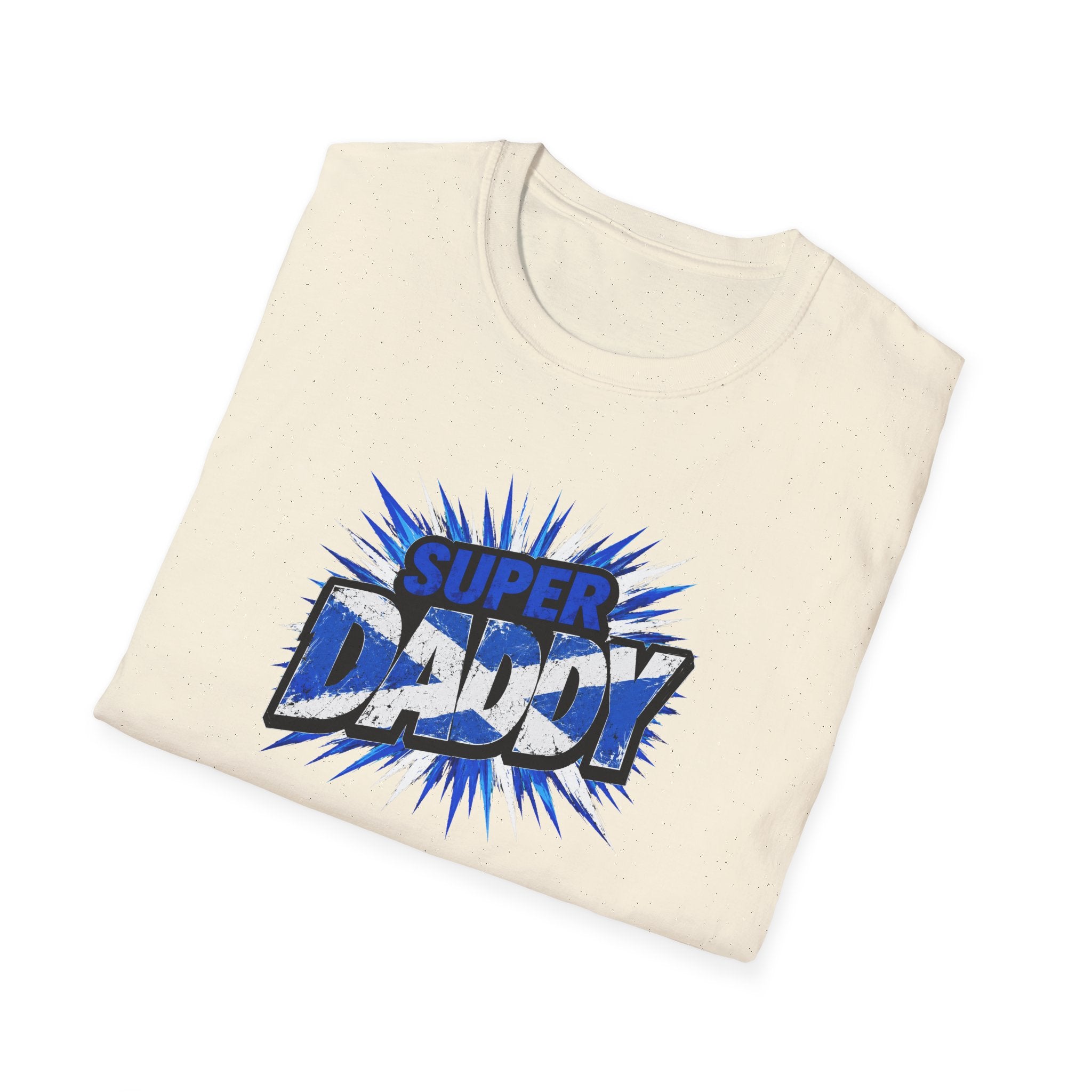 Super DADDY Scotland Flag themed T-Shirt