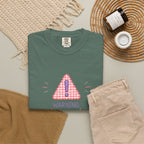 T-Shirt — "Warning: Hormonal" Cute Pink Gingham Alert Graphic