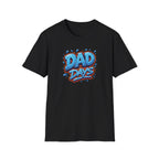 "Dad Days" Blue Graffiti Father T-Shirt