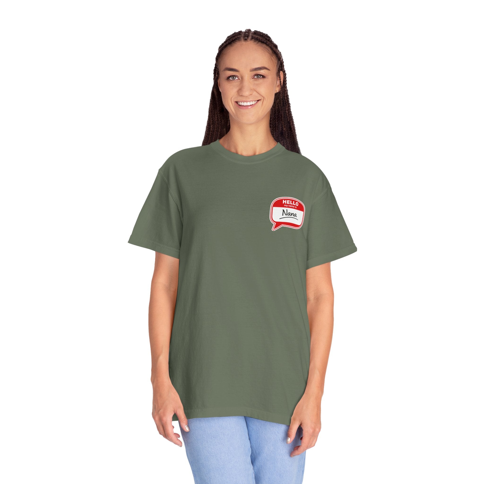 Nana Name Badge T-Shirt