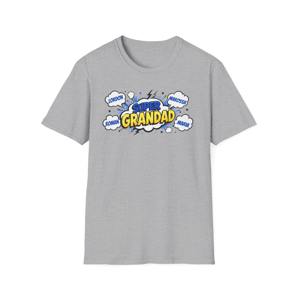 Super Grandad Comic-Style T-Shirt