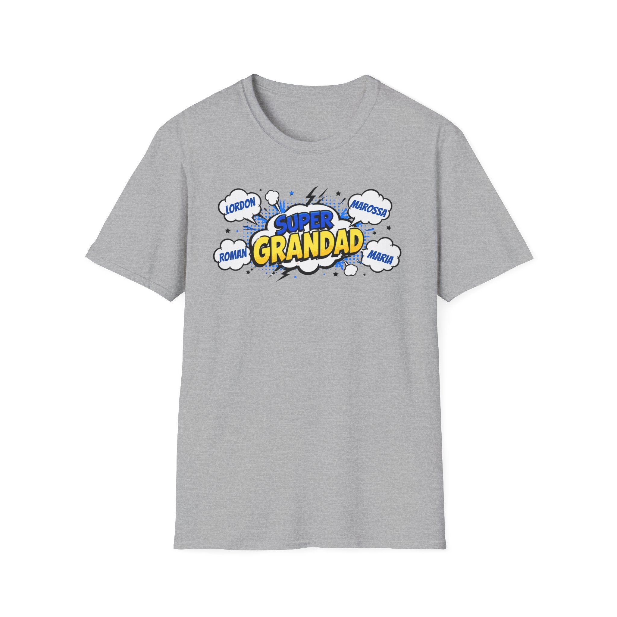 Super Grandad Comic-Style T-Shirt