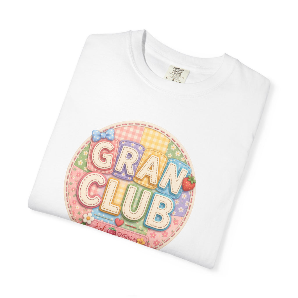 Gran Club Graphic T-Shirt — Retro Pastel Circle Design