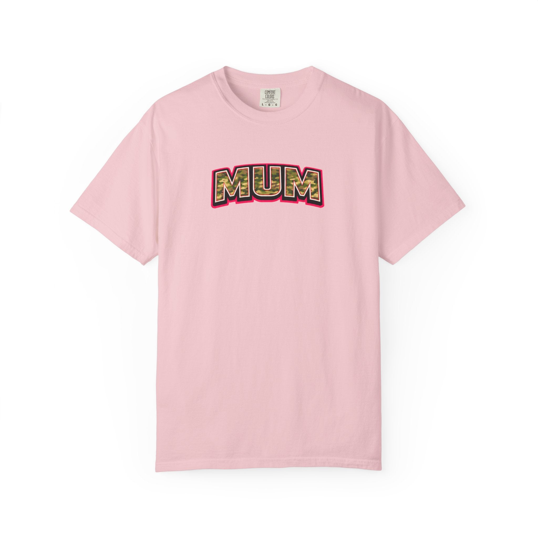 Mum Camo Print Logo T-Shirt
