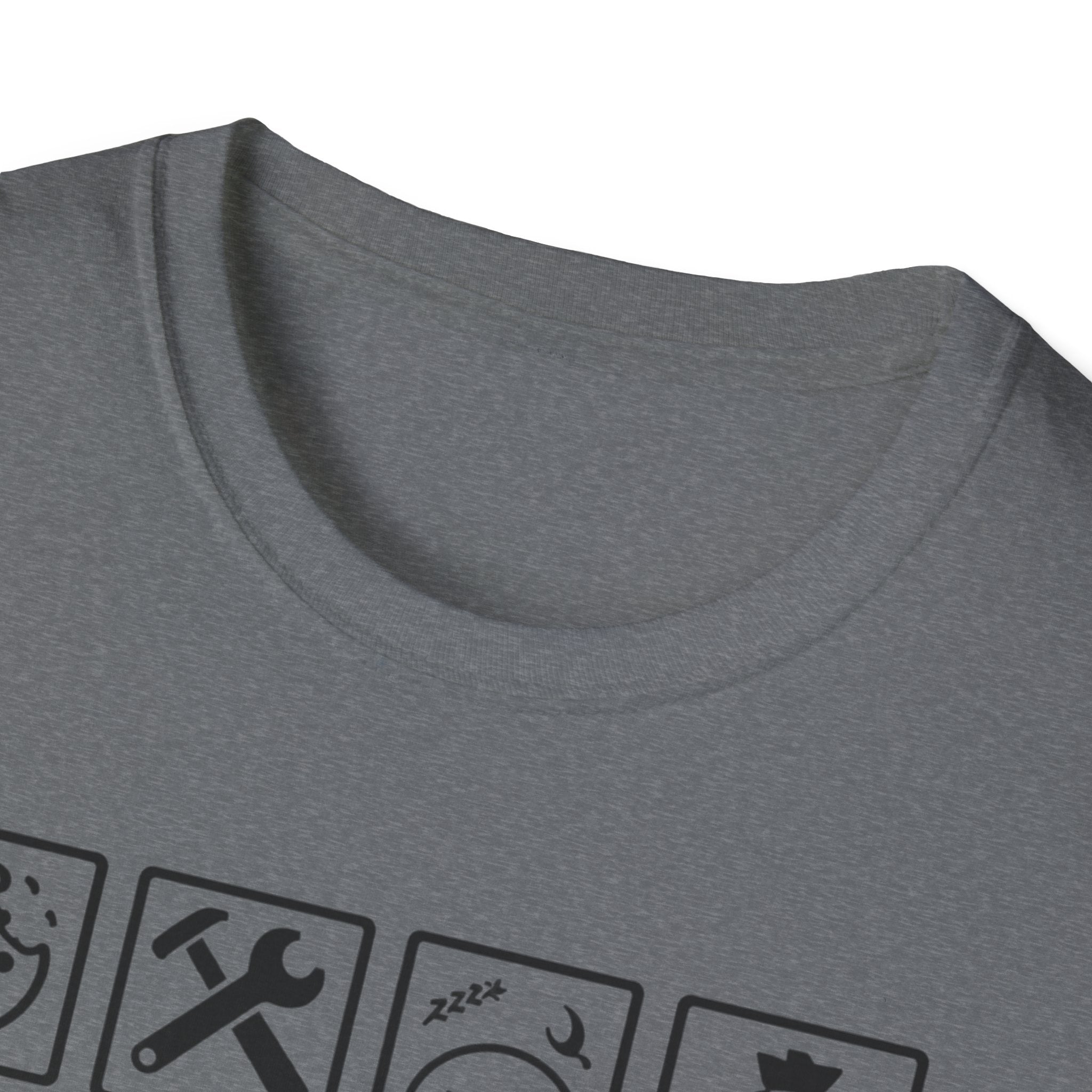 Grandad Warning T-Shirt — 'Warning: Spoils Grandkids & Hands Out Biscuits' Funny Grandpa Shirt