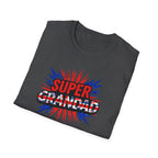 Super Grandad Union Jack/England themed Comic-Style T-Shirt