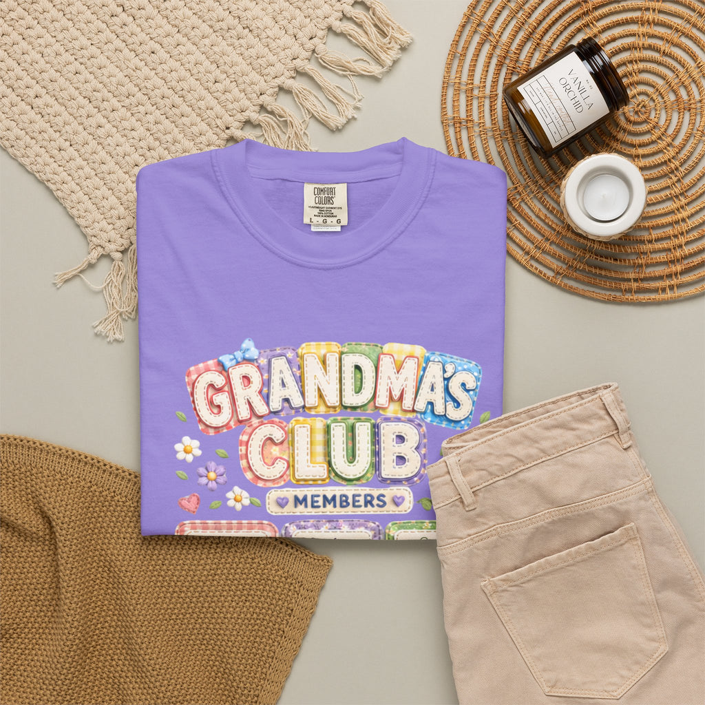 Grandmas Club T-Shirt — Grandma’s Little Loves Graphic Tee