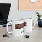 FAITHER Est. 2026 Personalised Plaid Mug