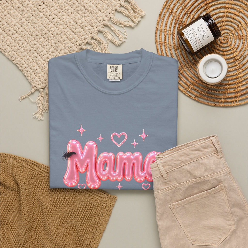 MAMA Pink Balloon Eyelashes T-Shirt