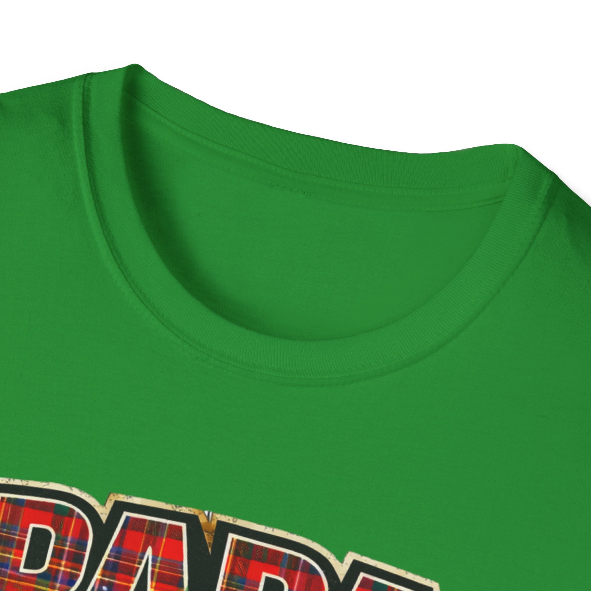 Papa Plaid T-Shirt – "Papa Loves his Little Clan" Grandfather Gift for Father's Day
